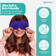 image 8 of 3D Sleep Eye Mask with Adjustable Strap Luxury Blindfold Sleep Mask