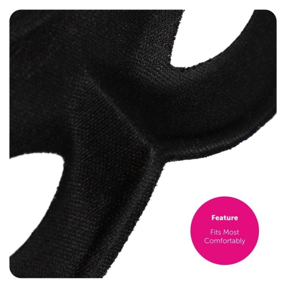 image 1 of Highway Man Costume - Gold Trim Feather Tricorn Hat, Nose & Mask Black | One Size