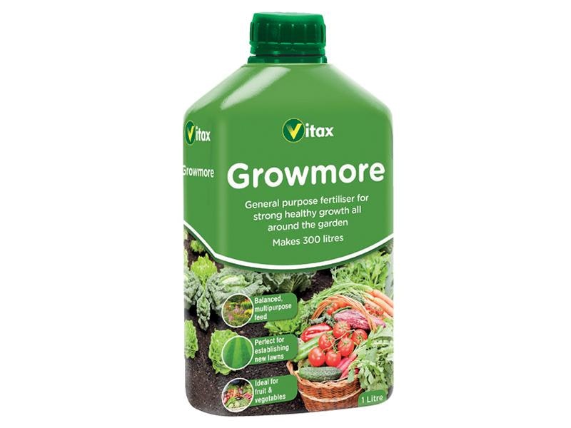 VITAX Growmore Concime Universale 1,25kg - Fertilizzante Multiuso Per Frutta, Verdura E Fiori
