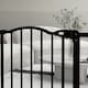 image 9 of PawHut 74-80cm Adjustable Metal Pet Gate Safety Barrier w/ Auto-Close Black