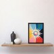 image 2 of Star Tarot Hilma Af Klimt Style Home Decor Black Framed Wall Art Print A4