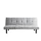 image 1 of Crush Velvet  Clic Clac Sofa Bed In Silver