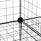 image 5 of HOMCOM DIY 6 Cube Metal Wire Rack Interlocking Storage Cabinet Organiser Display