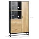 image 3 of HOMCOM Kitchen Storage Cabinet Cupboard w/ Adjustable Shelves
