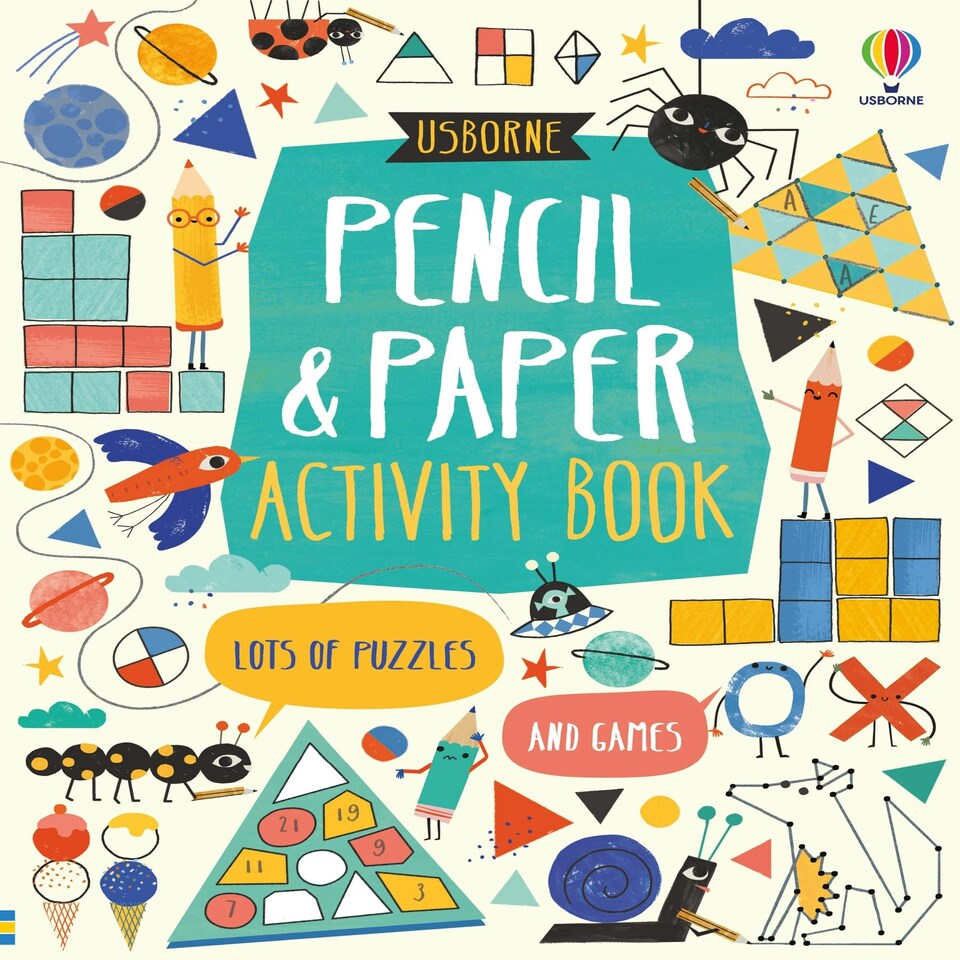 image 1 of Pencil and Paper Activity Book 6+ - 18D Kids Activity & Sticker - PAPERBACK - 9781474983297