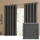 image 1 of furn. The Ultimate Velvet Blackout Eyelet Curtain Pair Charcoal (W)168cmx (D)229cm | Grey | Charcoal | One Size