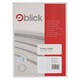 image 2 of Blick 30Up, 70mm x 29.7mm, Rectangular, White, 3000 Labels