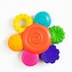 image 1 of Sassy Silicone Flower Rattle Teether