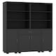 image 5 of Multi-Compartment Cabinet with 3-Tier Bookshelves and 1-Drawer White | Unit Colour: White