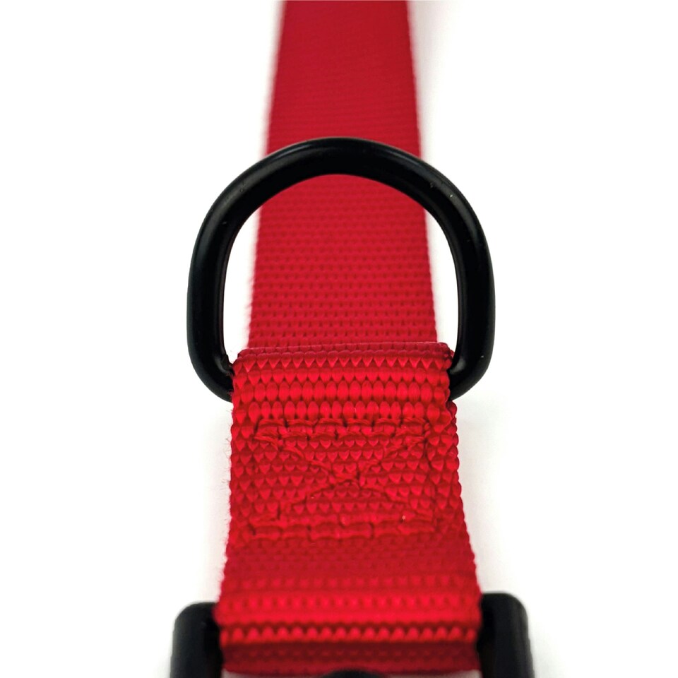 image 1 of HugglePets 10 in 1 Dog Training Lead - 200 x 1.9cm Red