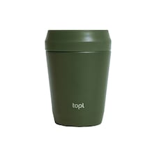 Topl To Go Patented 360° Lid Stainless Steel 235ml Tumbler - Green - One Size