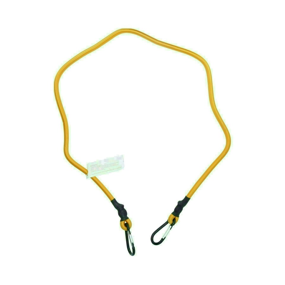 image 1 of 48" Bungee Rope with Carabiner Clips Cords Elastic Tie Down Fasteners 10pc