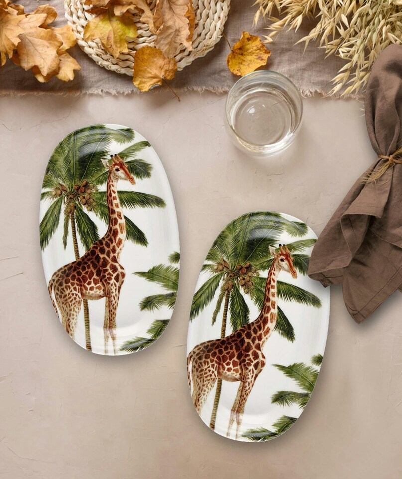 image 1 of Mon Reve Collection Oval Serving Platters (Set of 2)