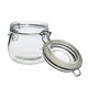 image 2 of Nicola Spring Heart Glass Storage Jars - 500ml - Clear Seal - Pack of 3
