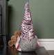 image 3 of 46cm Plush Christmas Bearded Gonk with Pink & Silver Sequined Hat Christmas Decoration