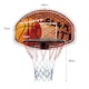 image 2 of COSTWAY Wall Mounted Basketball Hoop Backboard Set Rim 42cm Red | Standard