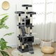 image 7 of PawHut 173cm Cat Tower Scratching Post Activity Centre for Indoor Grey