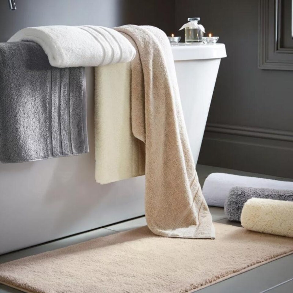 image 1 of Hotel Luxury Heavyweight 800GSM Towels - 100% Cotton | Grey | Smoke Grey | Bath towel
