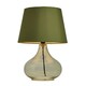 image 1 of BHS Clarise Glass Table Lamp, Bottle Green