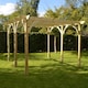 image 3 of Premium Pergola 6 Posts - Wood - L240 x W600 x H270 cm - Light Green