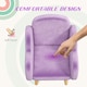 image 4 of ZONEKIZ Kids Armchair Toddler Sofa Chair Cloud-Shaped for 1.5-3 Years Purple
