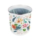 image 4 of Tropical Flowers Food Waste Caddy - Metal 2L Decorative Kitchen Compost Bin