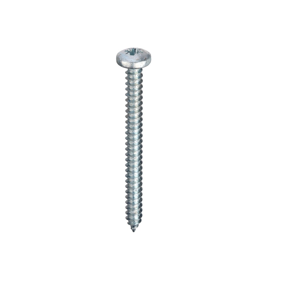 Unifix Self-Tapping Screws Pozi Pan Head AB DIN 7981-C-Z BZP 8G X 5/16Inch Box of 1000