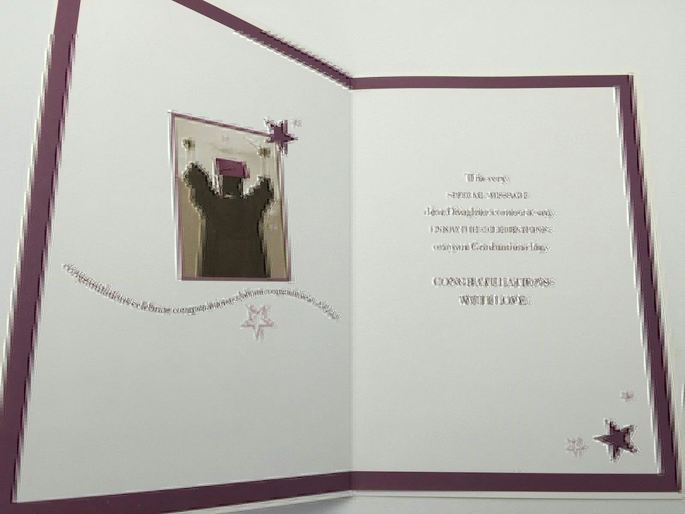 image 1 of On Your Graduation Daughter Graduation Greeting Card