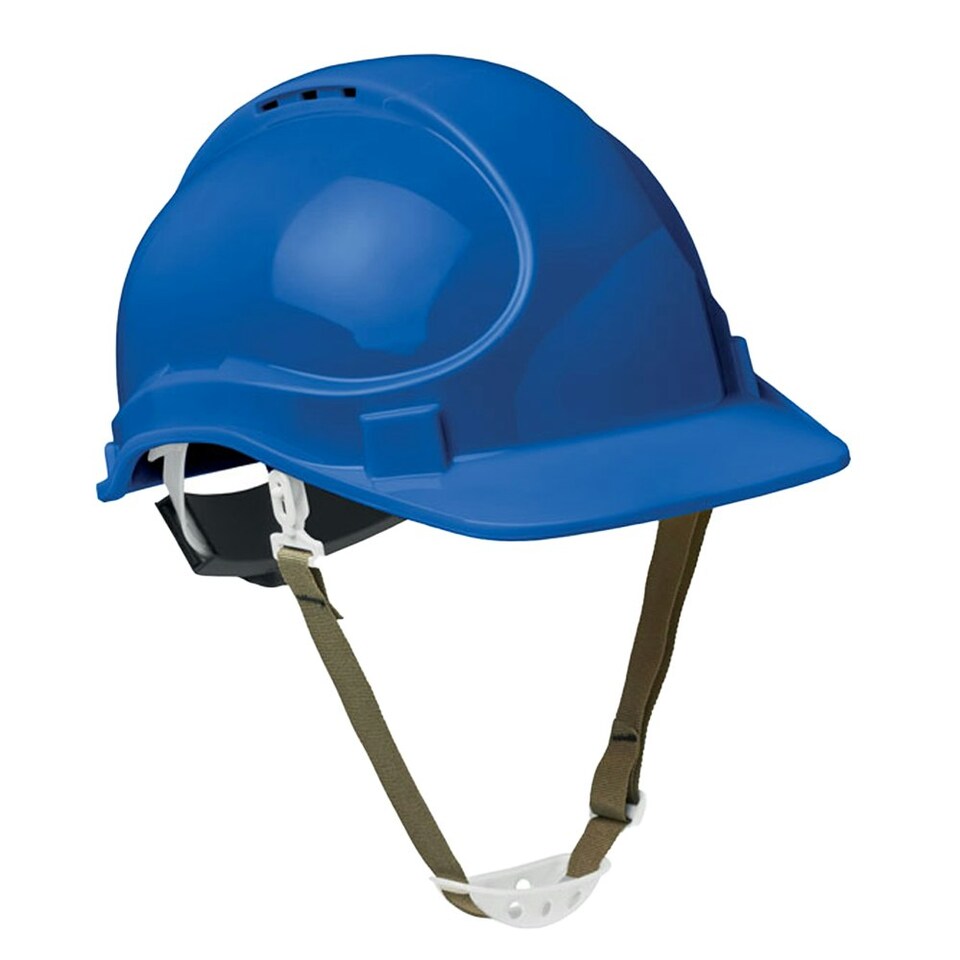 image 1 of MidOcean Helm ABS Plastic Safety Helmet - Royal Blue - One Size Blue | One Size