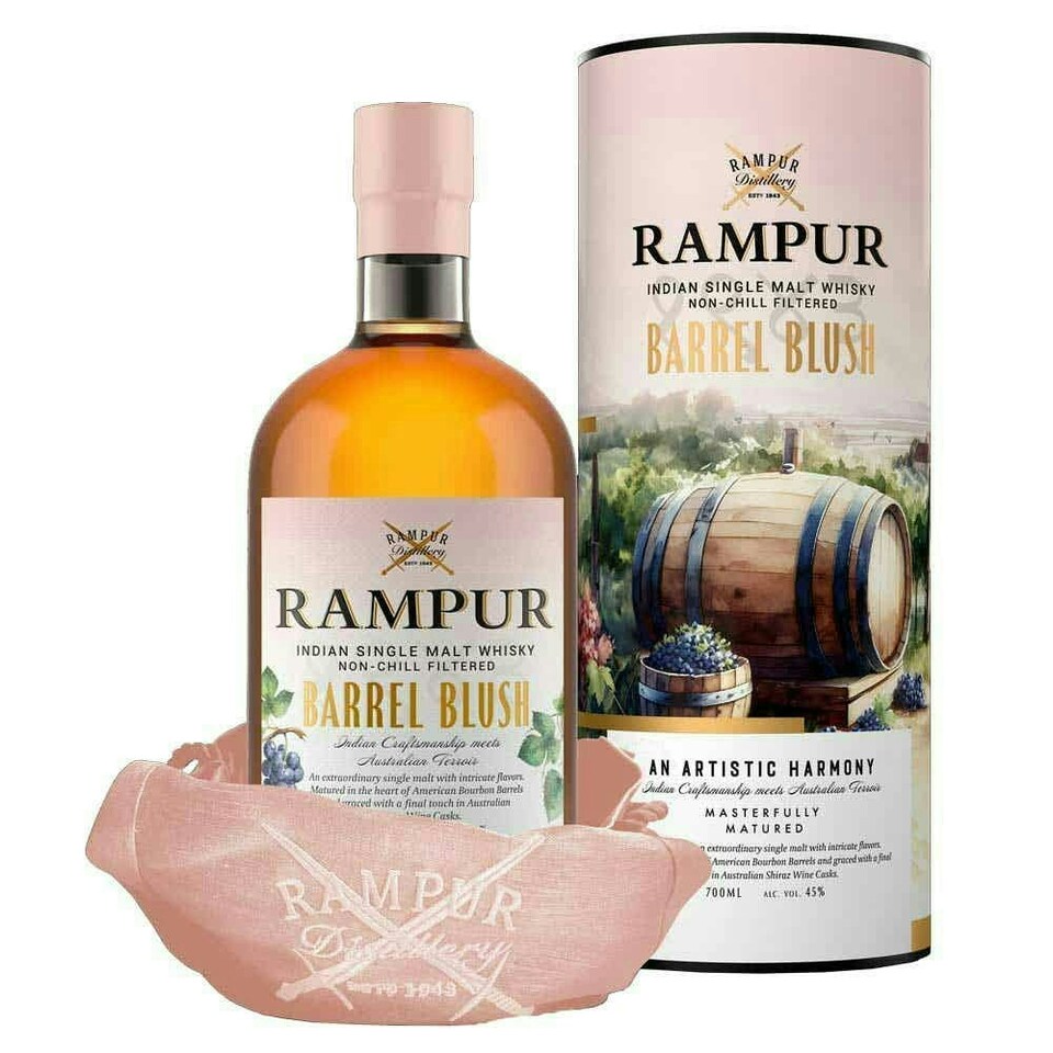 Rampur Barrel Blush Whisky 70cl