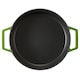 image 4 of Cooks Professional Cast Iron Casserole Dish 28cm - Ovenproof Pan with Lid | Green | Green