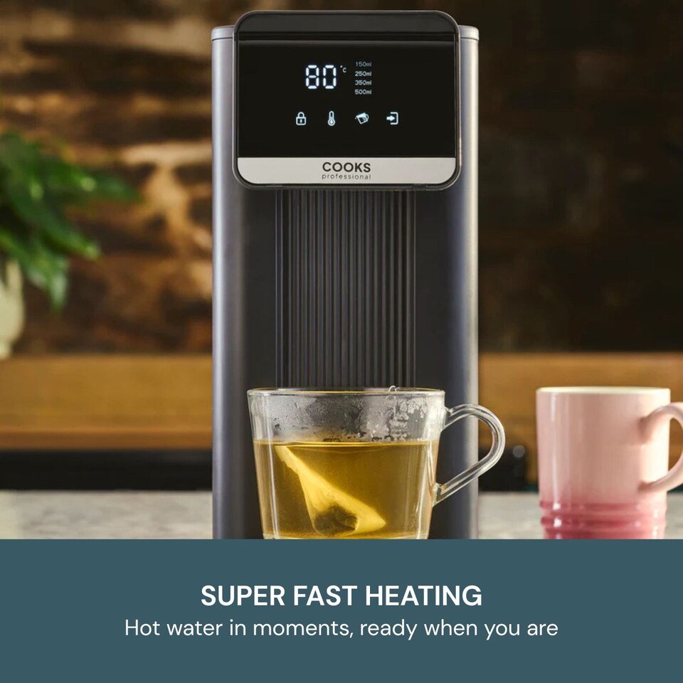 image 1 of Cooks Professional 2.5L Digital Hot Water Dispenser with Adjustable Temperature & Volume