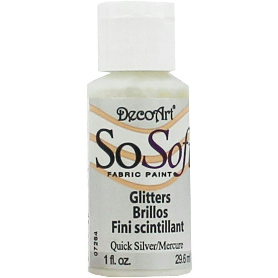 DA SoSoft Fabric Pnt Glitter Quick Silvr N/A