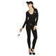 image 1 of Fever Womens/Ladies FBI Flirt Costume Set - Black - M M