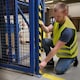 image 6 of Durable Adhesive Warning Corner Impact Protection Profiles C35 | 1 Metre