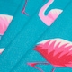 image 4 of OHS Soft Quick Drying Flamingo Print Travel Holiday Absorbent Beach Bath Towel Blue | Sea Blue | One size