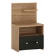 image 1 of Monaco 1 Drawer Bedside with Open Shelf