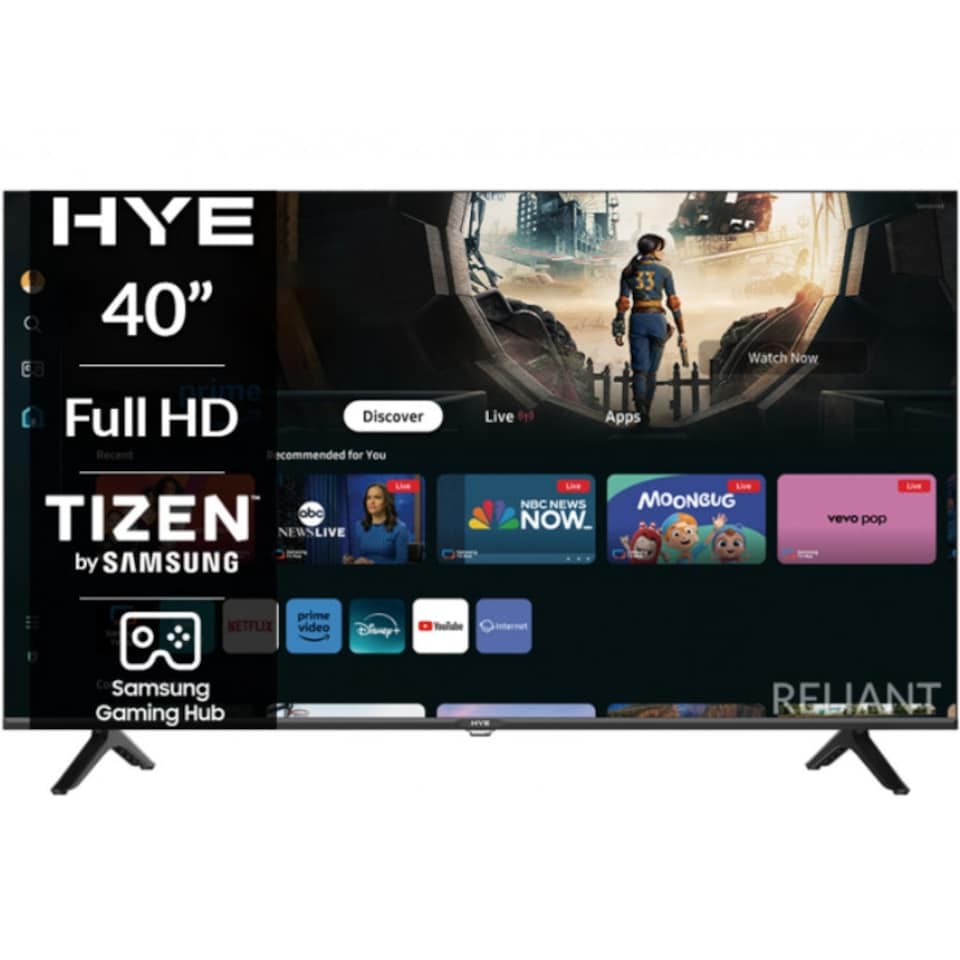 image 1 of HYE 40" Full HD 2K Tizen OS WiFi Frameless Smart TV - 40FHDS1008