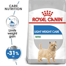 Royal Canin Mini Light Weight Care Adult Dry Dog Food - 2 x 8 kg (16 kg) | Multi | 2 x 8kg | Duck, Pheasant | 2