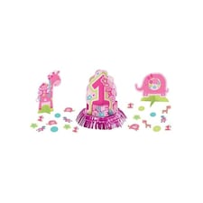 Amscan One Wild 1st Birthday Decorating Kit - Pink - One Size
