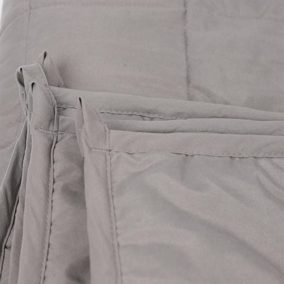 image 1 of Harbour Housewares Weighted Blanket with Storage Bag - 150 x 200cm - 8kg - Grey