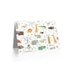 image 2 of Abstract African Animals Collage Art Blank Just to Say Card