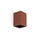 image 1 of Lune Square Flush Wall Lamp Terracotta 1x GU10
