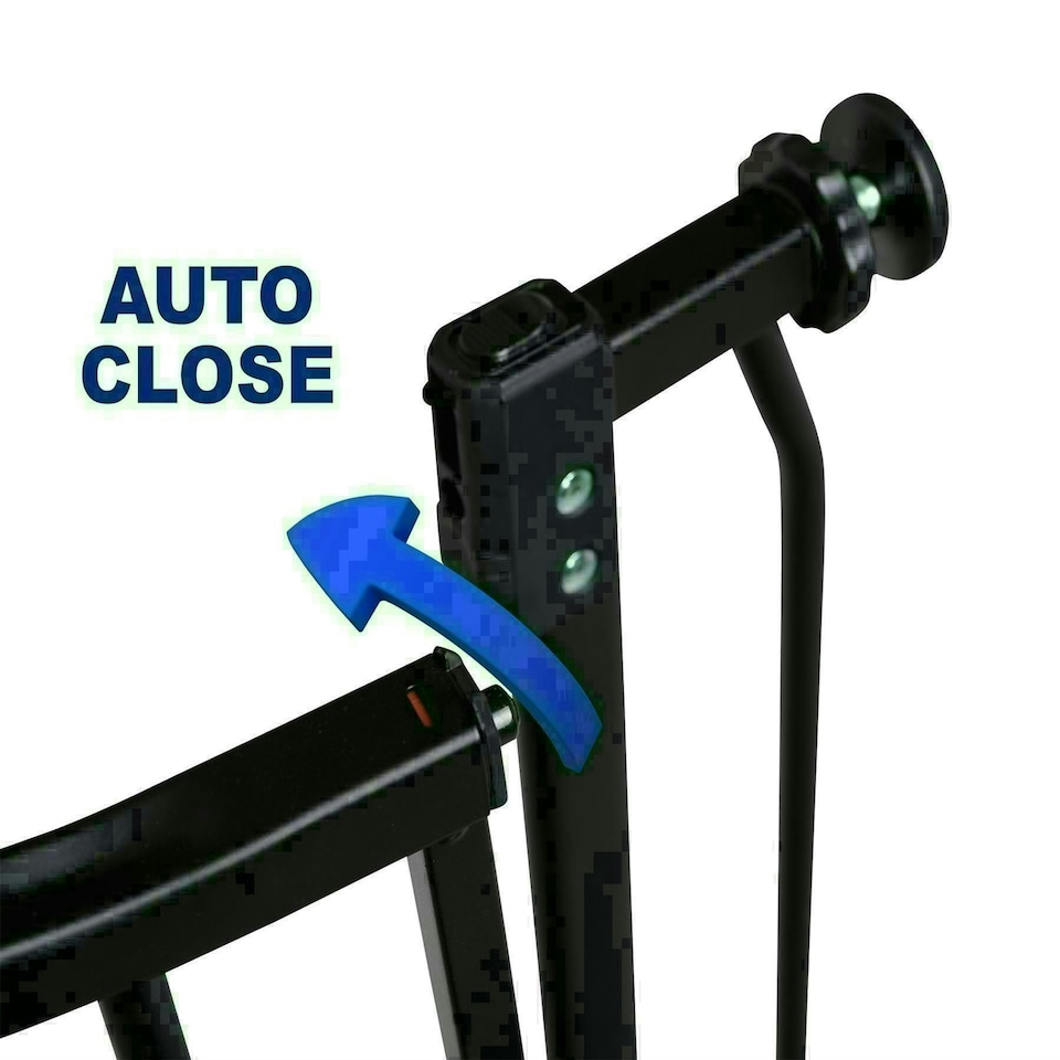 image 1 of Bettacare Elite Pressure Dog Gate, 71cm - 80cm, Matt Black, Pressure Fit Pet Gate for Dog and Puppy