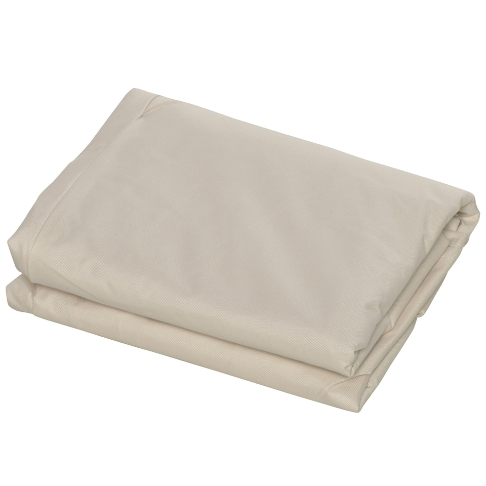 image 1 of Outsunny 3 Seater Rain Cover Garden Sofa Chair Bench Protector 218x111x101cm White