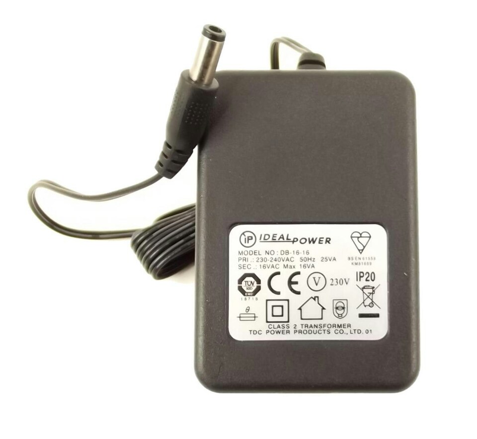 image 1 of Gaugemaster Controls Wall Mounted Transformer 1 x 16v AC or 12v DC @ 0.75 Amps