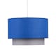 image 2 of Blue & Grey 2 Tier Light Shade | Blue | Medium | 1