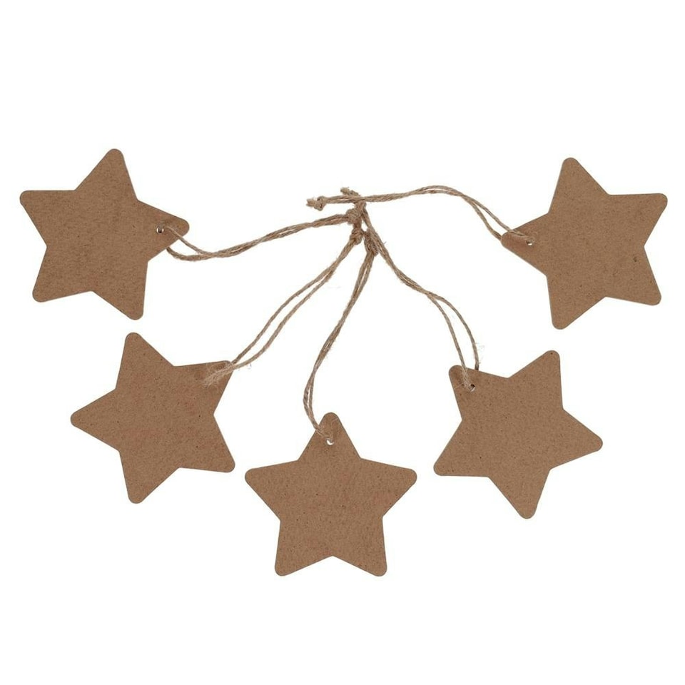 image 1 of Christmas Wooden Star Festive Decoration by Icon Craft