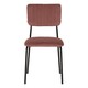 image 5 of Set of 4 Sheldon Velvet Chairs Pink