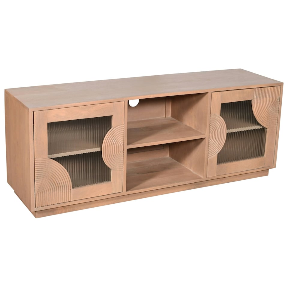 image 1 of Jodhpur Solid Wood Tv Cabinet Brown
